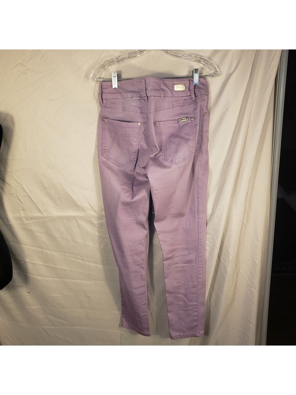 Seven7 Lilac Skinny Ankle Tummyless Denim Pants - 8 - Picture 5 of 9